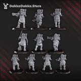 Tabletop Terrain Miniature Satellitum Mechguards Squad (x10)