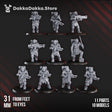Tabletop Terrain Miniature Satellitum Mechguards Squad (x10)