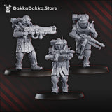 Tabletop Terrain Miniature Satellitum Mechguards Squad (x10)