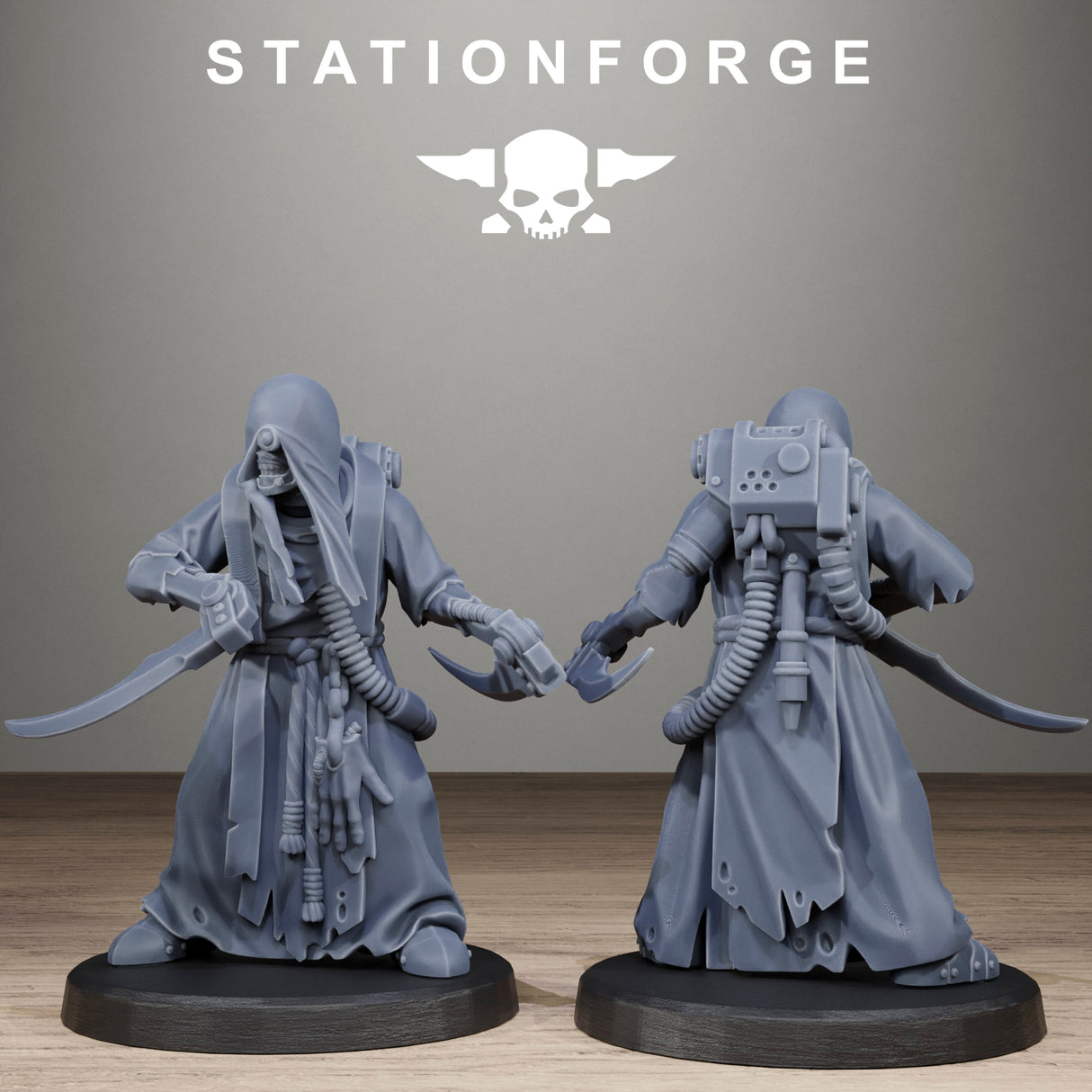 Tabletop Terrain Miniature Scavenger Blade Preachers