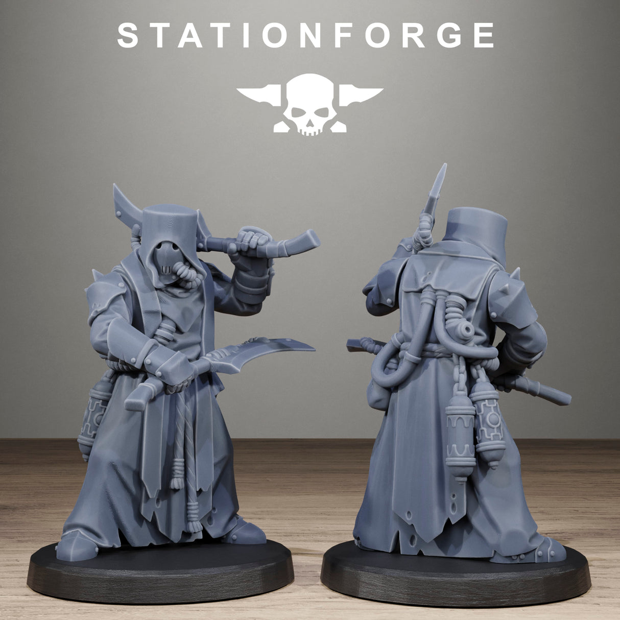 Tabletop Terrain Miniature Scavenger Blade Preachers