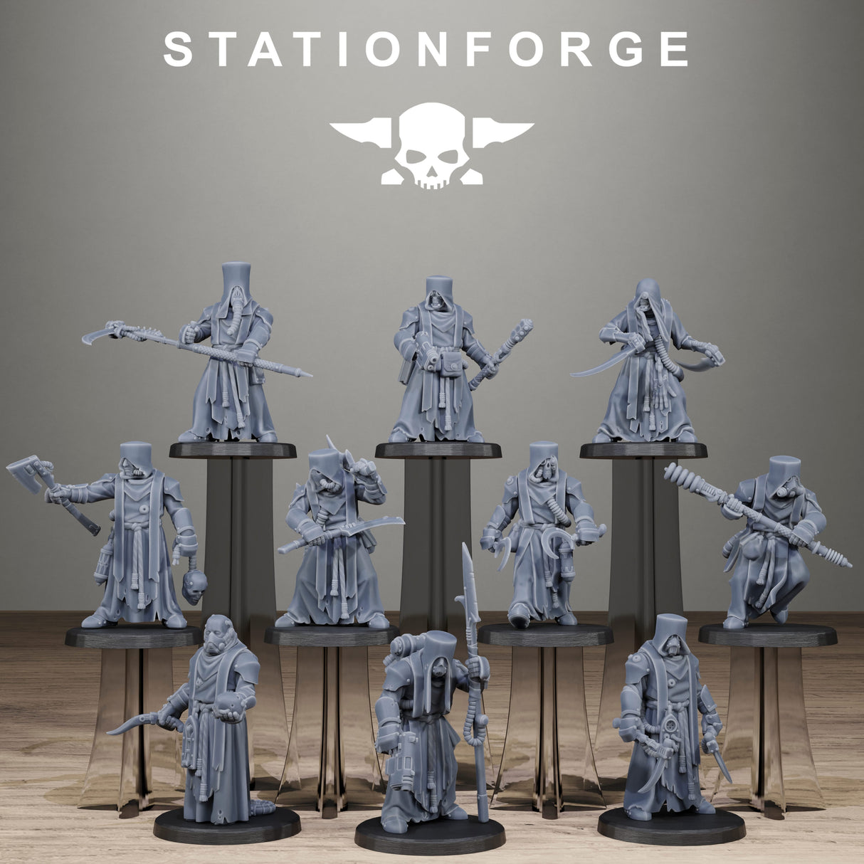 Tabletop Terrain Miniature Scavenger Blade Preachers