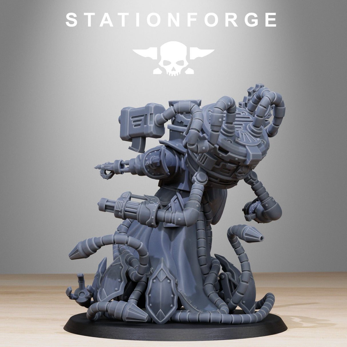 Tabletop Terrain Miniature Scavenger Chaplain