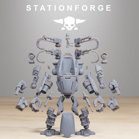 Tabletop Terrain Miniature Scavenger Clankers