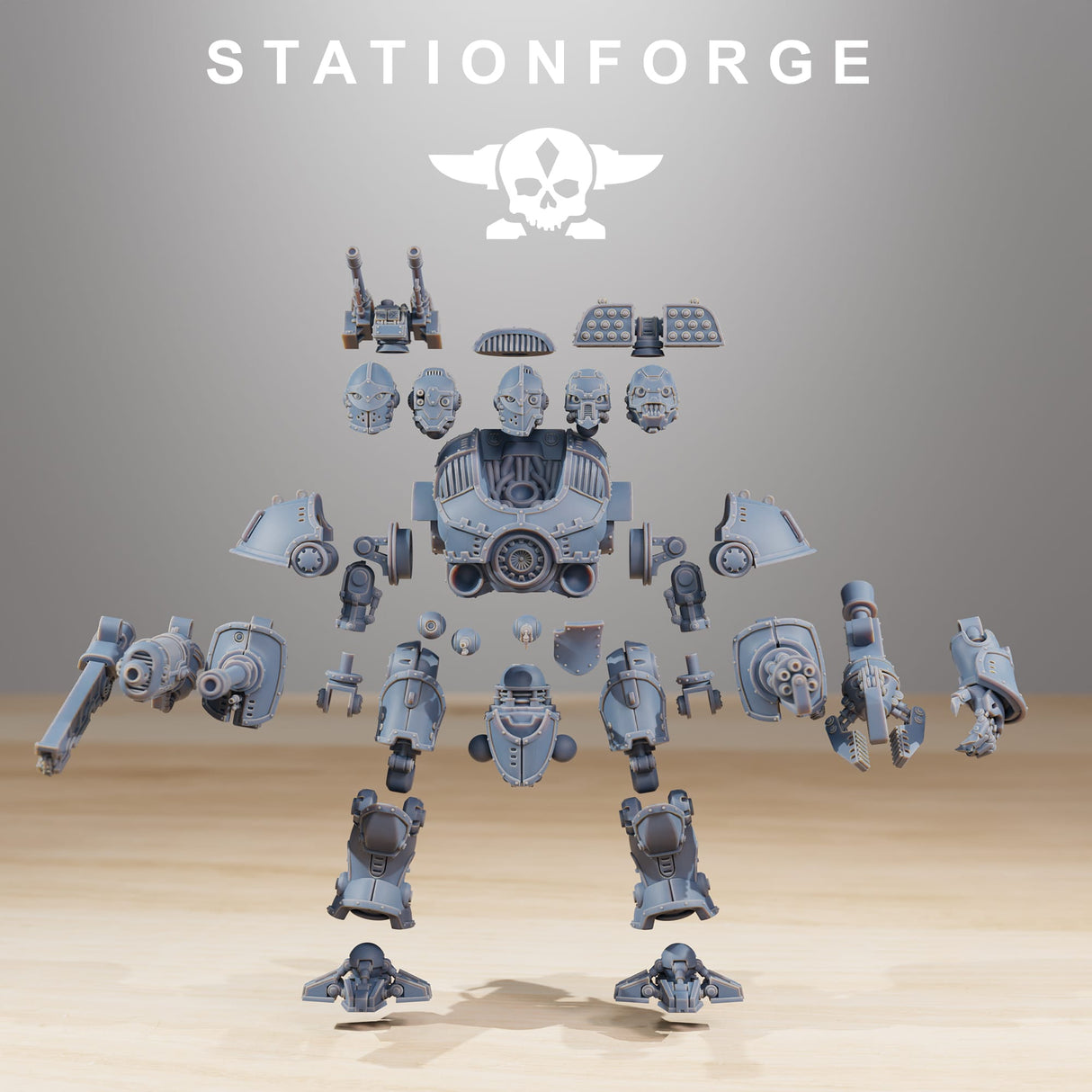 Tabletop Terrain Miniature Scavenger Defender Mk2