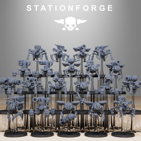 Tabletop Terrain Miniature Scavenger Drones