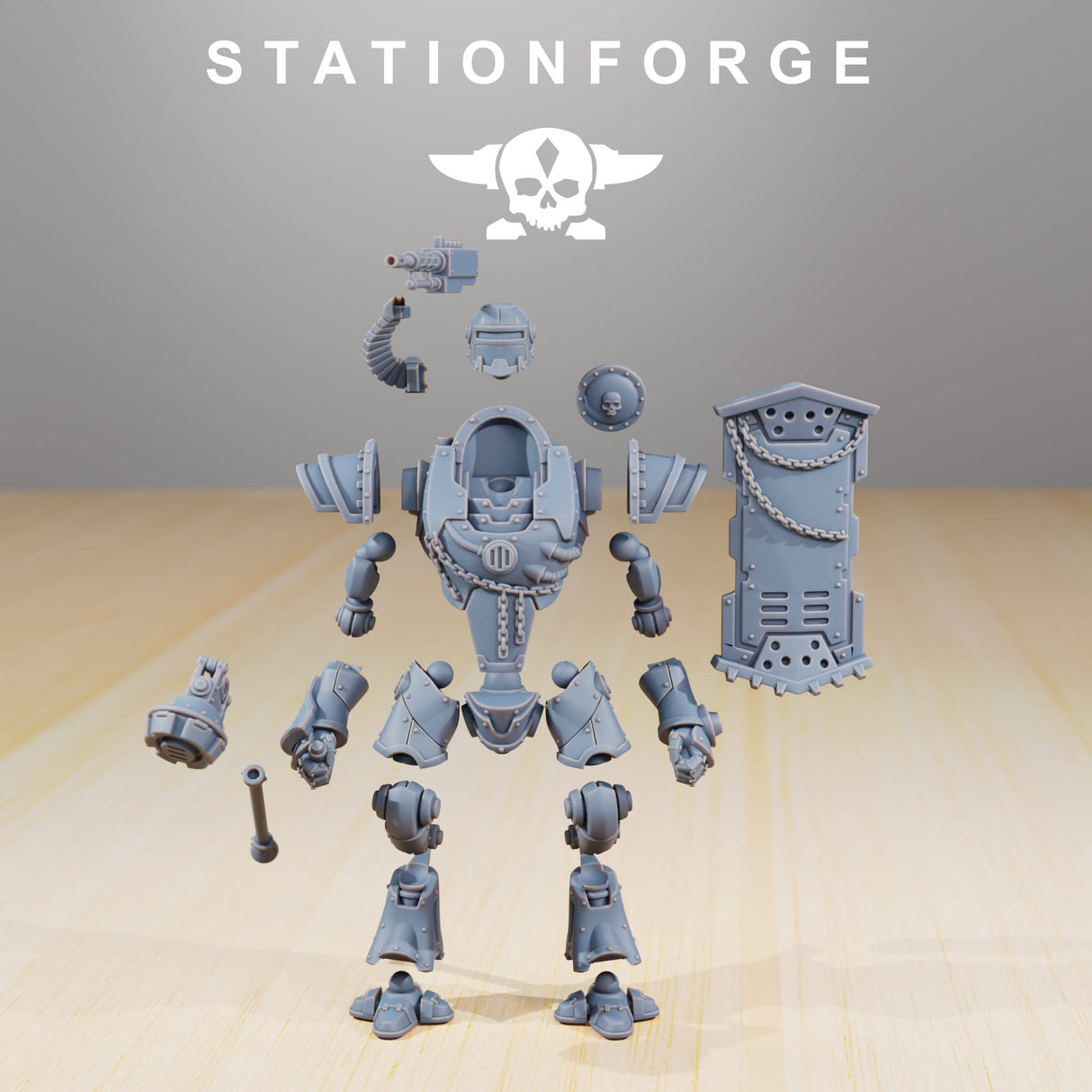 Tabletop Terrain Miniature Scavenger Exutars