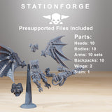 Tabletop Terrain Miniature Scavenger Flyers
