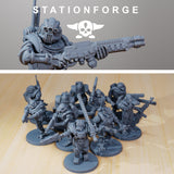Tabletop Terrain Miniature Scavenger Frontliners