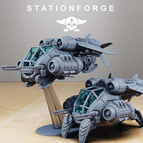 Tabletop Terrain Miniature Scavenger Gunship
