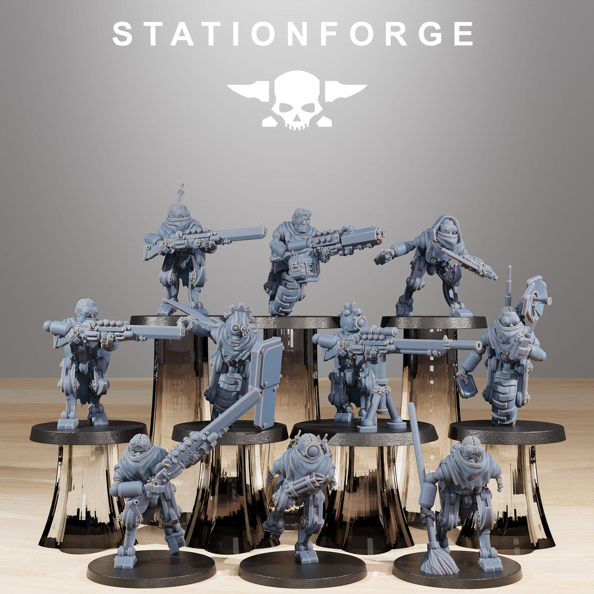 Tabletop Terrain Miniature Scavenger Halflings
