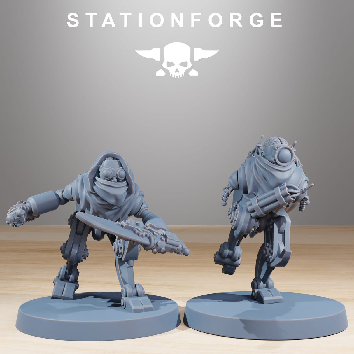 Tabletop Terrain Miniature Scavenger Halflings