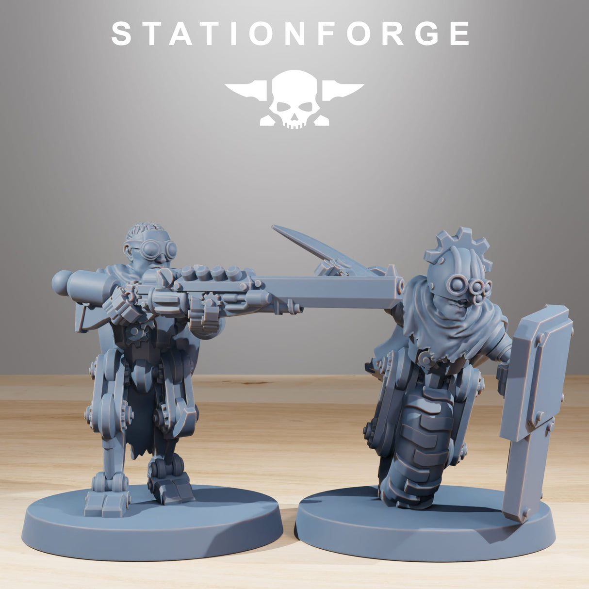 Tabletop Terrain Miniature Scavenger Halflings
