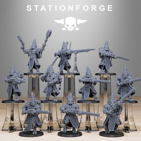 Tabletop Terrain Miniature Scavenger Hooded Cultists