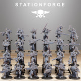 Tabletop Terrain Miniature Scavenger Infantry Builder Kit