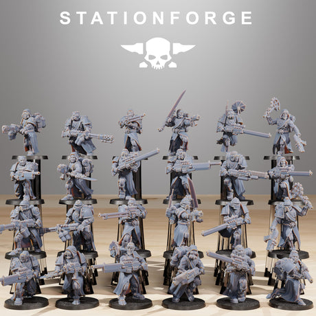 Tabletop Terrain Miniature Scavenger Infantry Builder Kit