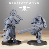 Tabletop Terrain Miniature Scavenger Infantry Builder Kit