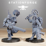 Tabletop Terrain Miniature Scavenger Infantry Builder Kit