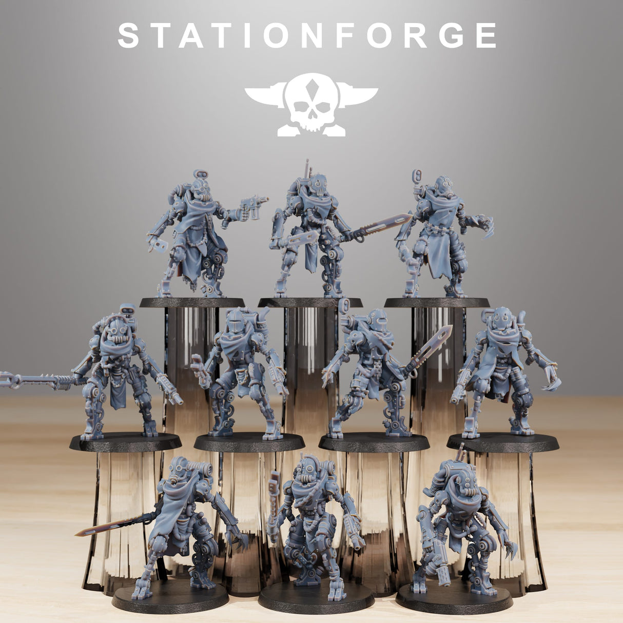 Tabletop Terrain Miniature Scavenger Junkbots Builder Kit