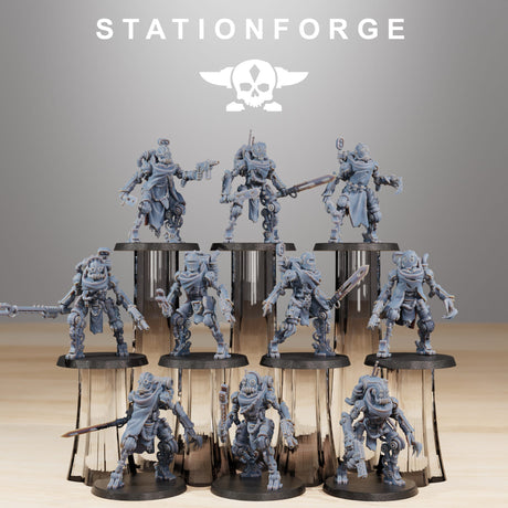 Tabletop Terrain Miniature Scavenger Junkbots Builder Kit