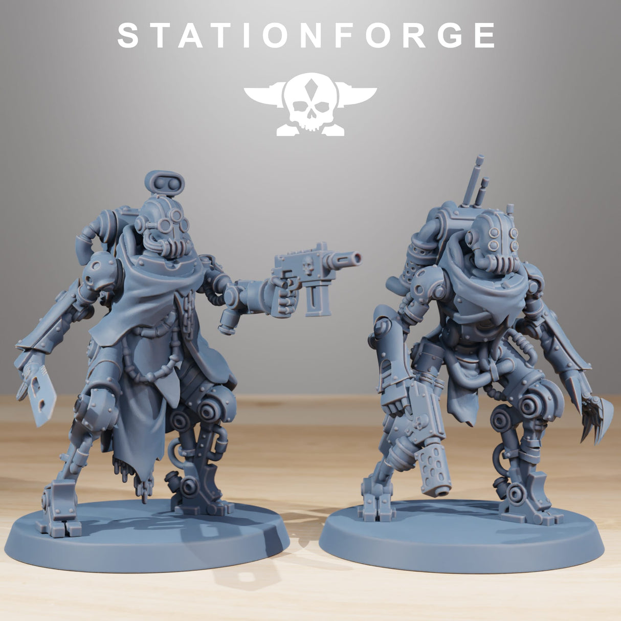 Tabletop Terrain Miniature Scavenger Junkbots Builder Kit