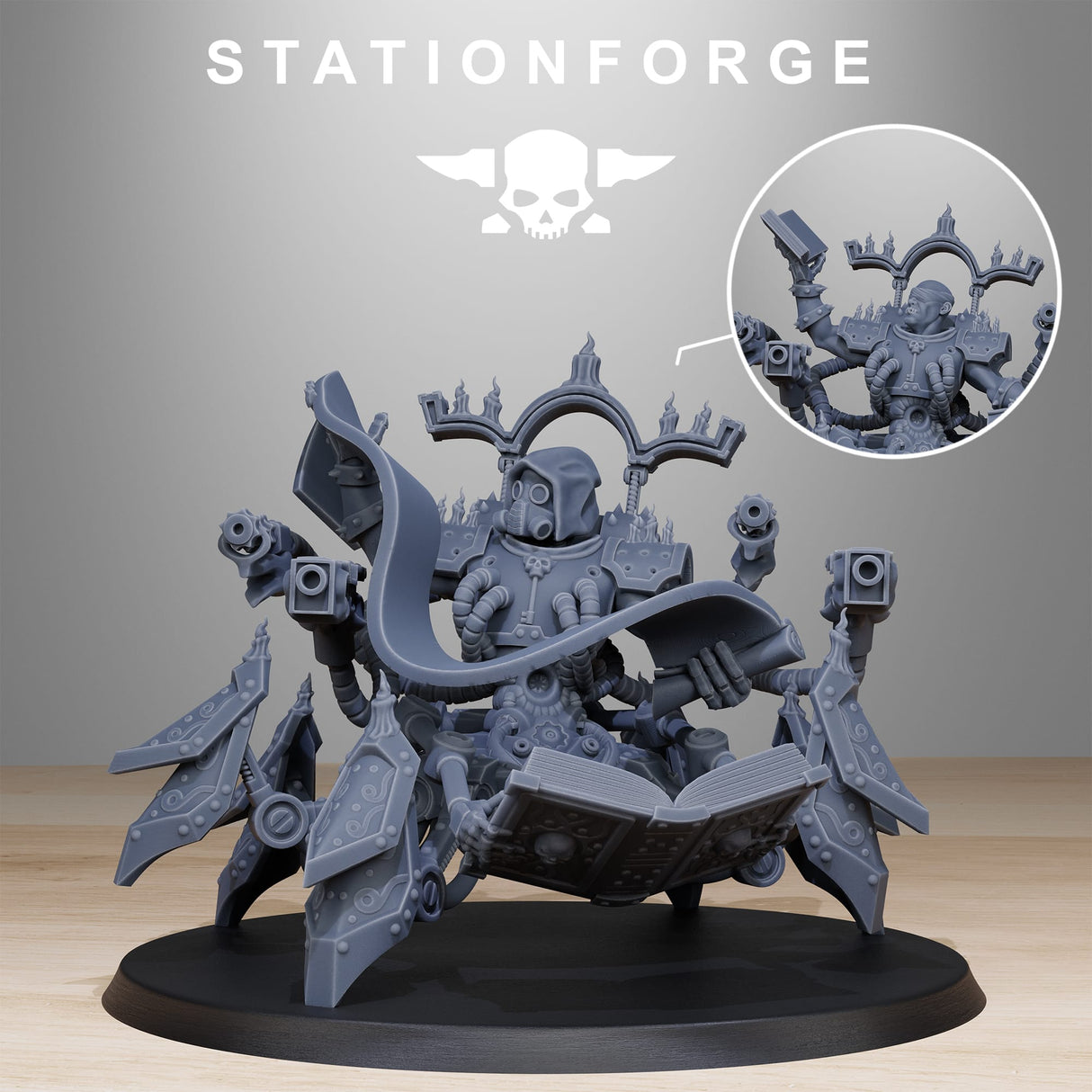 Tabletop Terrain Miniature Scavenger Librarian