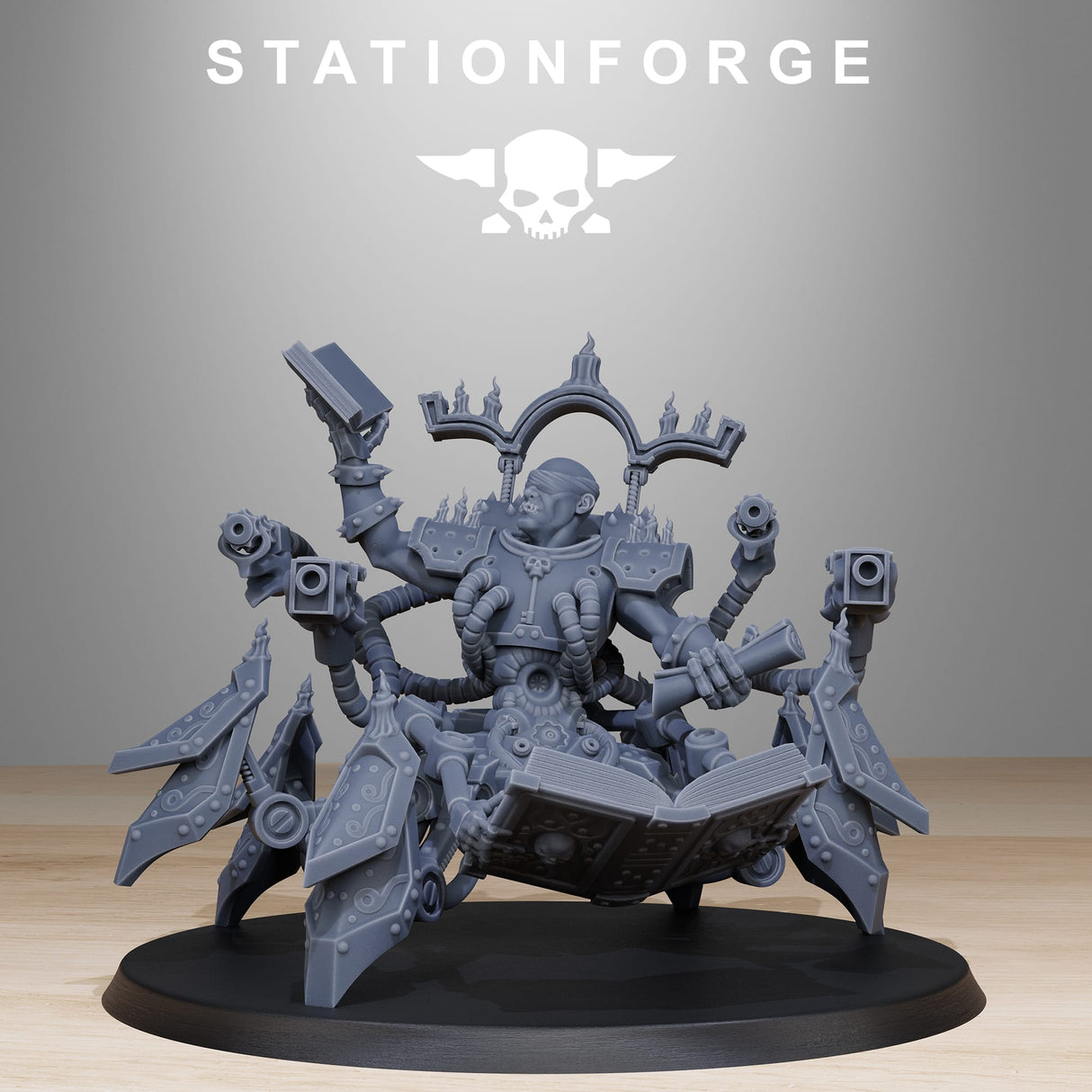 Tabletop Terrain Miniature Scavenger Librarian