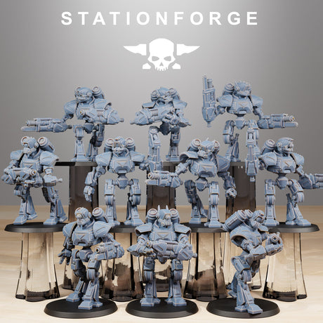 Tabletop Terrain Miniature Scavenger Mechanods