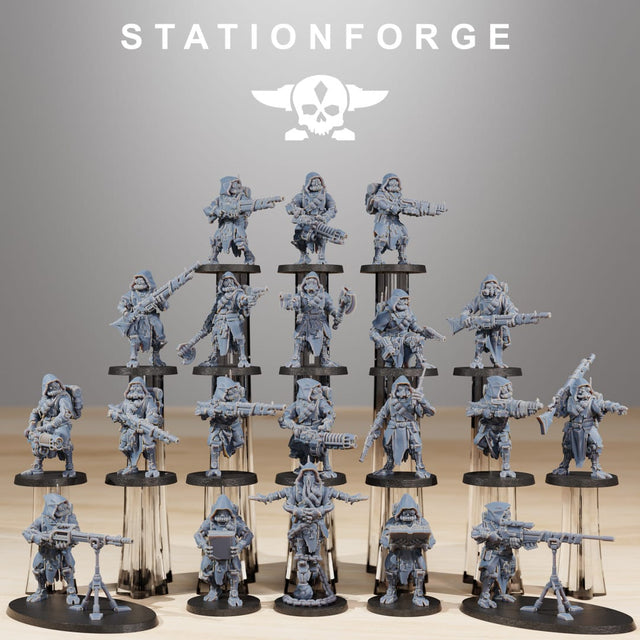 Tabletop Terrain Miniature Scavenger Rangers Builder Kit