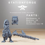 Tabletop Terrain Miniature Scavenger Rangers Builder Kit
