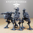 Tabletop Terrain Miniature Scavenger Scout Walker