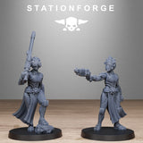 Tabletop Terrain Miniature Scavenger Sisters Infantry