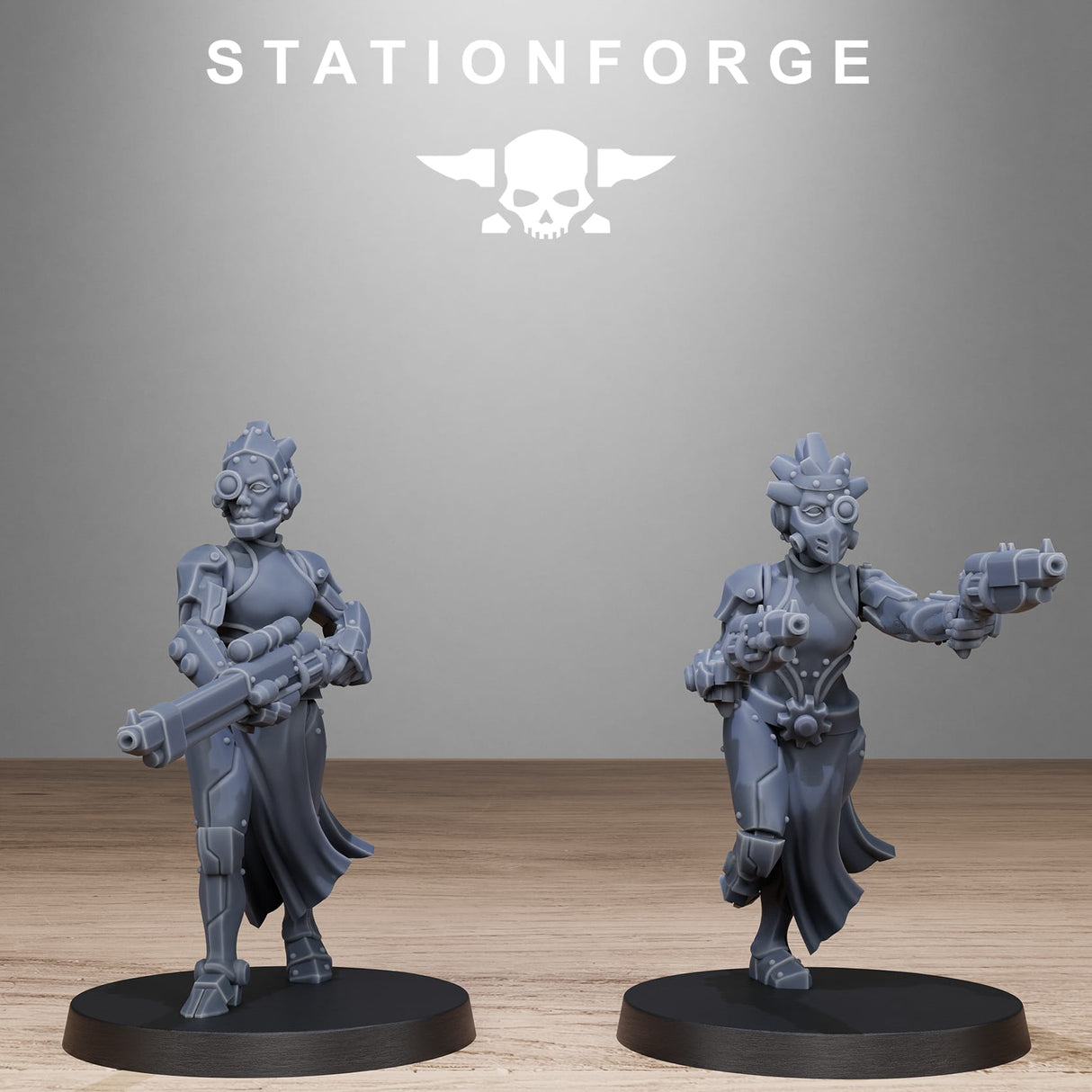 Tabletop Terrain Miniature Scavenger Sisters Infantry