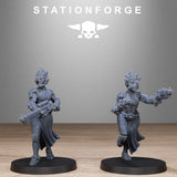 Tabletop Terrain Miniature Scavenger Sisters Infantry