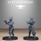 Tabletop Terrain Miniature Scavenger Sisters Infantry