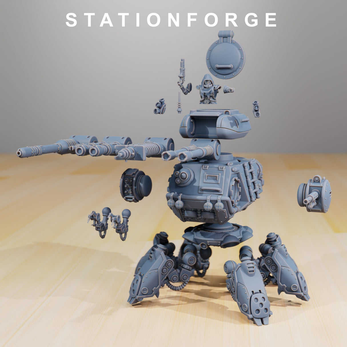 Tabletop Terrain Miniature Scavenger Tank