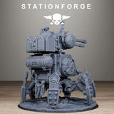 Tabletop Terrain Miniature Scavenger Tank Walker