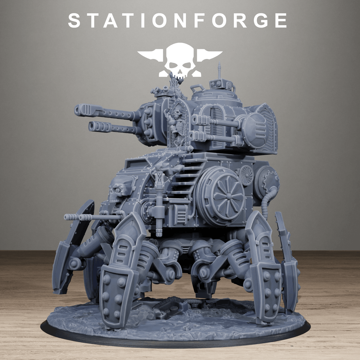 Tabletop Terrain Miniature Scavenger Tank Walker