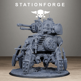 Tabletop Terrain Miniature Scavenger Tank Walker