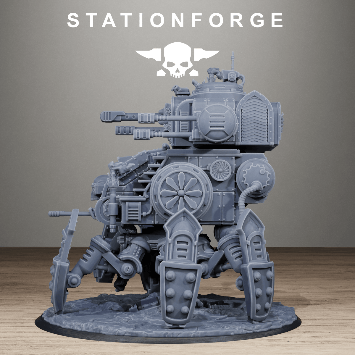 Tabletop Terrain Miniature Scavenger Tank Walker