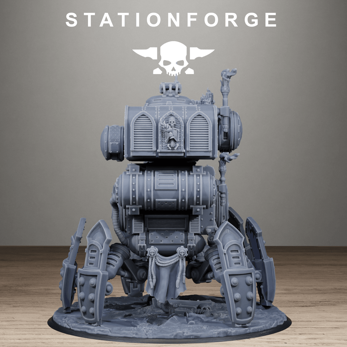 Tabletop Terrain Miniature Scavenger Tank Walker