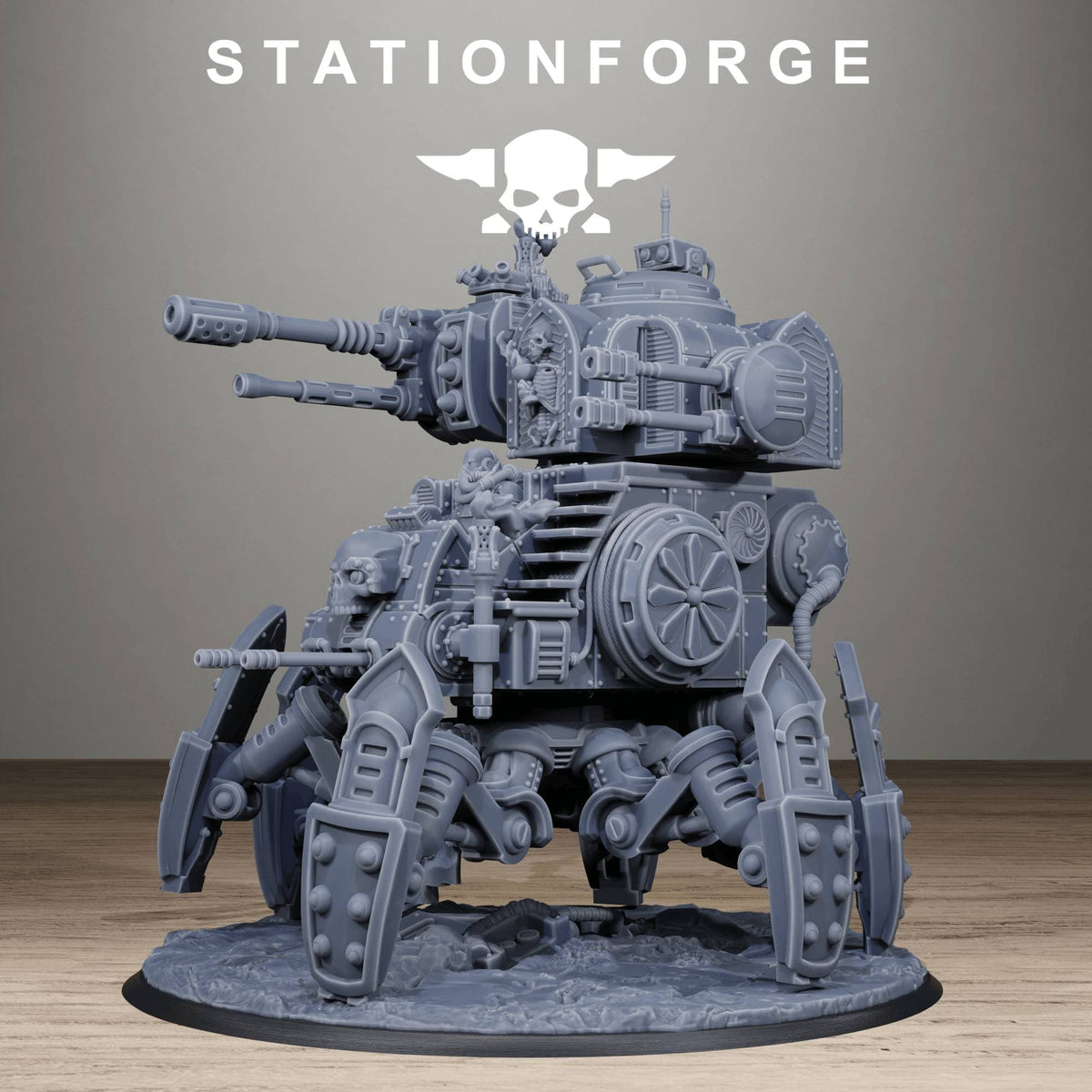 Tabletop Terrain Miniature Scavenger Tank Walker