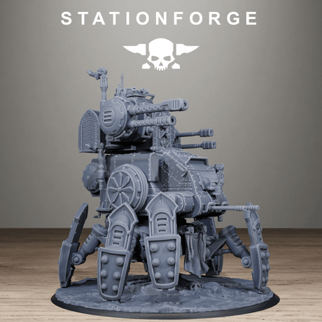 Tabletop Terrain Miniature Scavenger Tank Walker