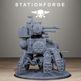 Tabletop Terrain Miniature Scavenger Tank Walker