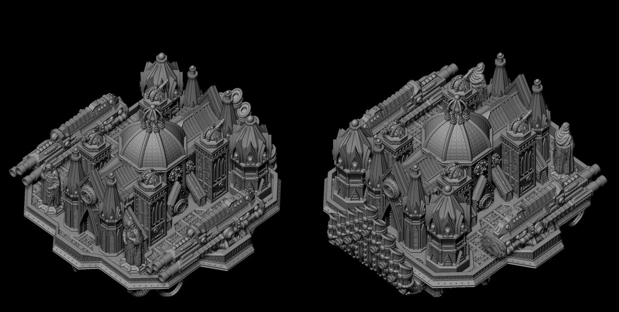 Tabletop Terrain Miniature Scavenger Trident