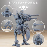 Tabletop Terrain Miniature Scavenger Walker