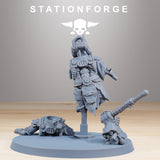 Tabletop Terrain Miniature Scavenger Wounded