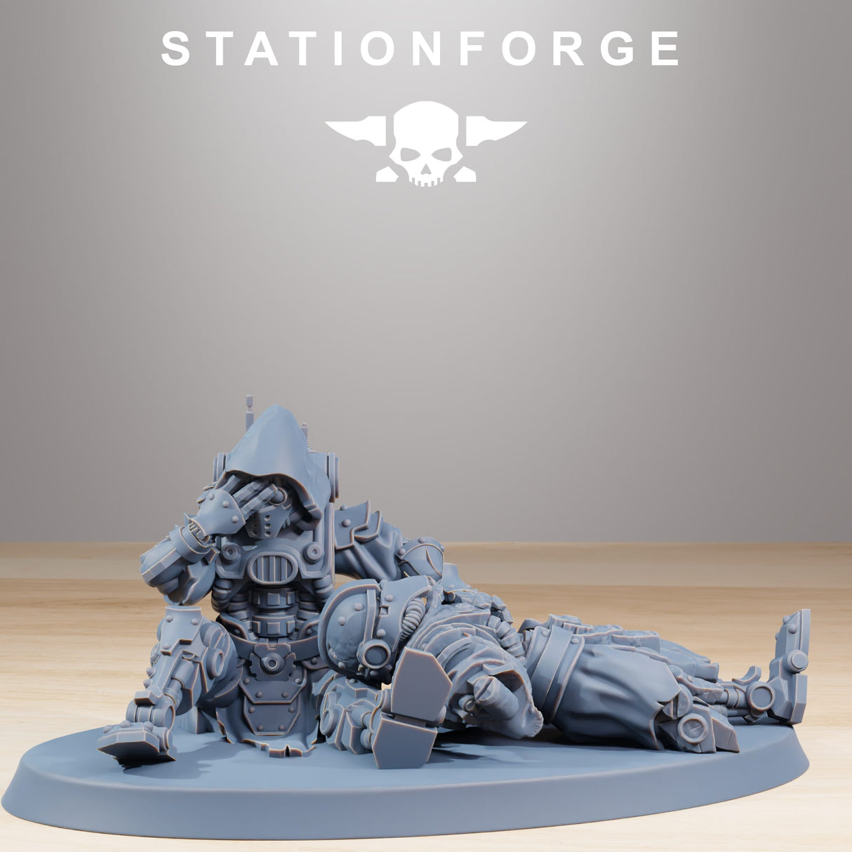 Tabletop Terrain Miniature Scavenger Wounded