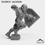 Tabletop Terrain Miniature ''Scorch'' Jackson