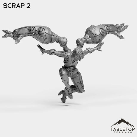 Tabletop Terrain Miniature Scrap 2 Scraps - Human Hybrids